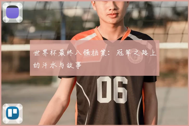 世界杯最终八强档案:冠军之路上的汗水与故事